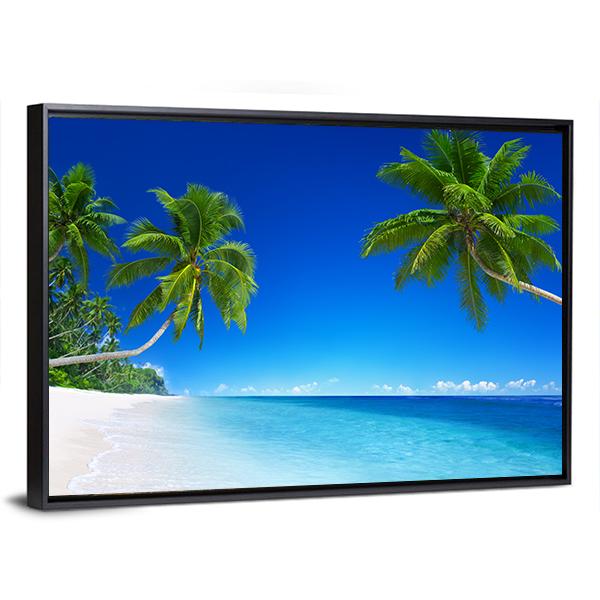 Tropical Paradise Canvas Wall Art-3 Horizontal-Gallery Wrap-25" x 16"-Tiaracle