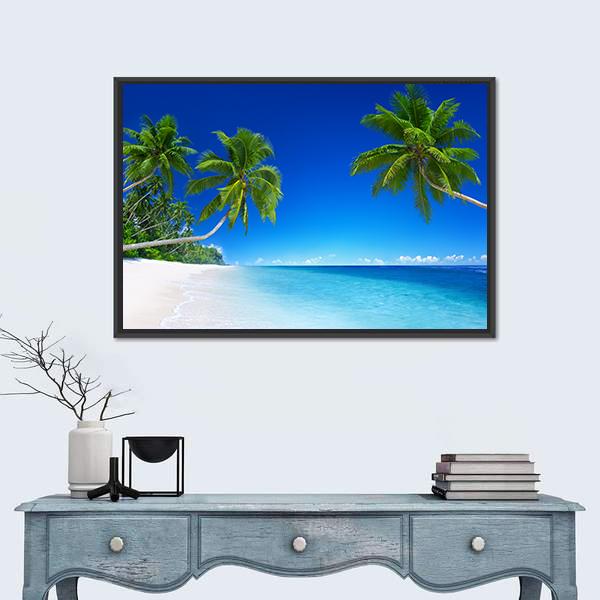 Tropical Paradise Canvas Wall Art-3 Horizontal-Gallery Wrap-25" x 16"-Tiaracle
