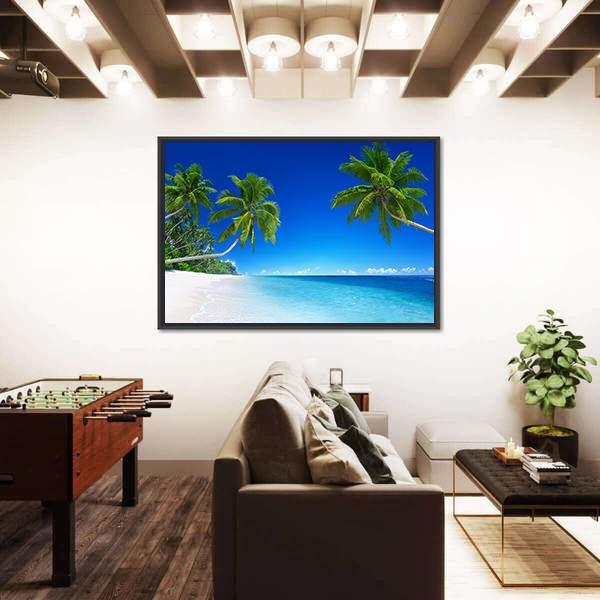 Tropical Paradise Canvas Wall Art-3 Horizontal-Gallery Wrap-25" x 16"-Tiaracle