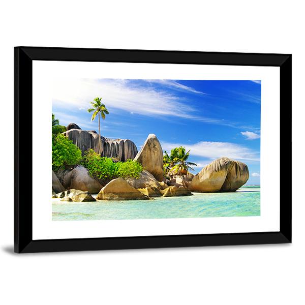 Tropical Paradise Islands Canvas Wall Art-3 Horizontal-Gallery Wrap-25" x 16"-Tiaracle