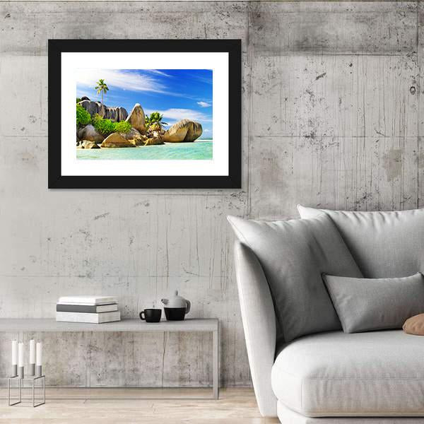 Tropical Paradise Islands Panoramic Canvas Wall Art-1 Piece-36" x 12"-Tiaracle