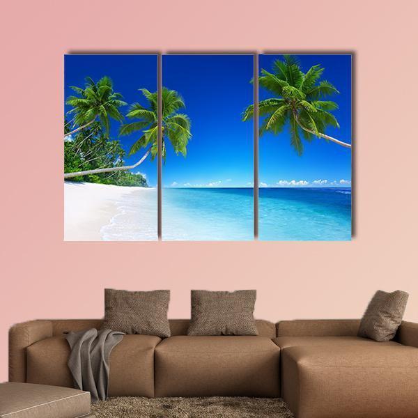 Tropical Paradise Canvas Wall Art-3 Horizontal-Gallery Wrap-37" x 24"-Tiaracle