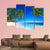 Tropical Paradise Canvas Wall Art-3 Horizontal-Gallery Wrap-37" x 24"-Tiaracle
