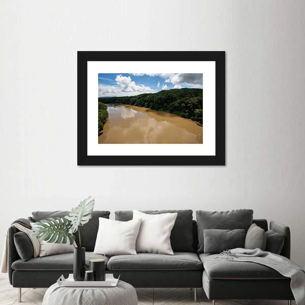 Tropical Rain Forest Of Kuranda Canvas Wall Art-1 Piece-Framed Print-20" x 16"-Tiaracle