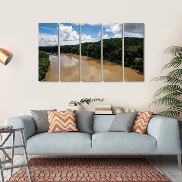 Tropical Rain Forest Of Kuranda Canvas Wall Art-5 Horizontal-Gallery Wrap-22" x 12"-Tiaracle