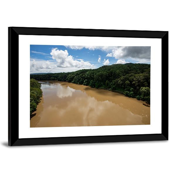 Tropical Rain Forest Of Kuranda Canvas Wall Art-3 Horizontal-Gallery Wrap-25" x 16"-Tiaracle