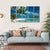 Tropical Sandy Beach Canvas Wall Art-5 Horizontal-Gallery Wrap-22" x 12"-Tiaracle