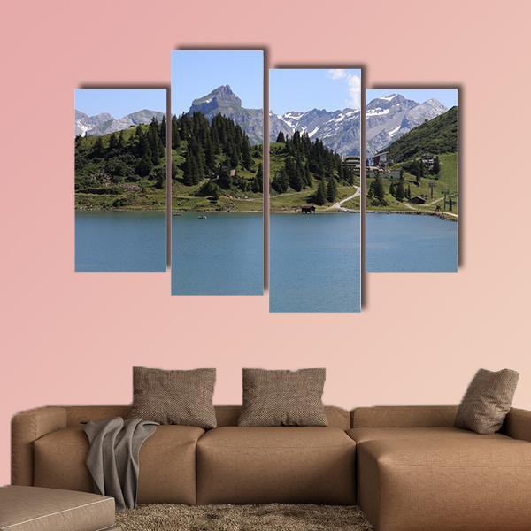 Trubsee Lake Canvas Wall Art-4 Pop-Gallery Wrap-50" x 32"-Tiaracle