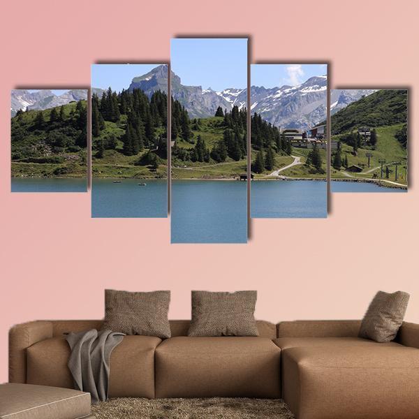 Trubsee Lake Canvas Wall Art-5 Star-Gallery Wrap-62" x 32"-Tiaracle