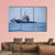 Tugboat & Container Ship Canvas Wall Art-4 Pop-Gallery Wrap-50" x 32"-Tiaracle