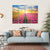Tulip Field At Sunrise Canvas Wall Art-4 Horizontal-Gallery Wrap-34" x 24"-Tiaracle