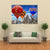 Turkey Flag On Hot Air Balloon Canvas Wall Art-1 Piece-Gallery Wrap-48" x 32"-Tiaracle