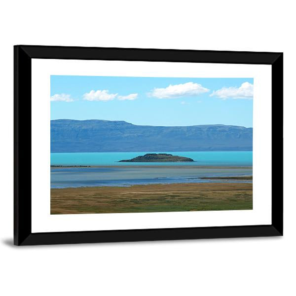 Turquoise Blue Lake In Argentino Canvas Wall Art-3 Horizontal-Gallery Wrap-25" x 16"-Tiaracle