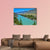 Turquoise Katun River In Russia Canvas Wall Art-4 Horizontal-Gallery Wrap-34" x 24"-Tiaracle