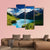 Turquoise lake Kucherlinskoe in Altai mountains Canvas Wall Art-4 Pop-Gallery Wrap-50" x 32"-Tiaracle