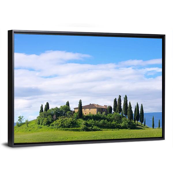 Tuscany House 02 Canvas Wall Art-3 Horizontal-Gallery Wrap-25" x 16"-Tiaracle