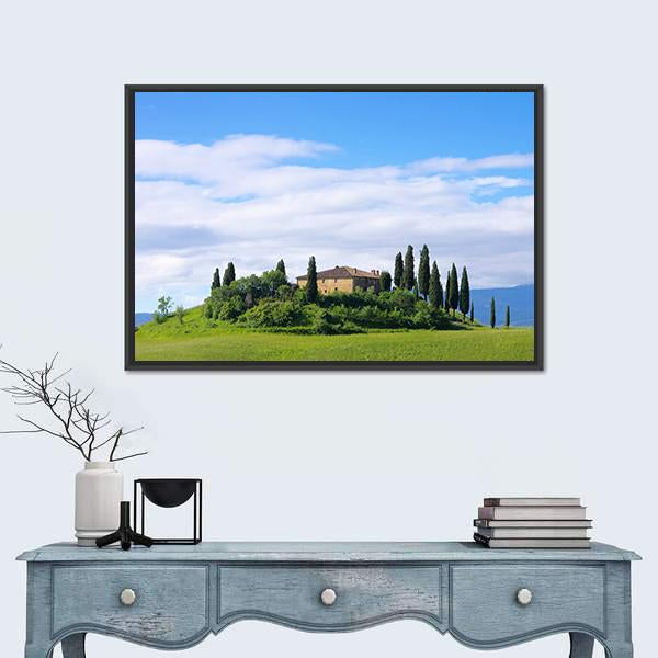 Tuscany House 02 Canvas Wall Art-3 Horizontal-Gallery Wrap-25" x 16"-Tiaracle