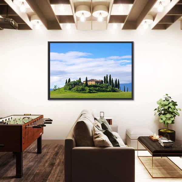 Tuscany House 02 Canvas Wall Art-3 Horizontal-Gallery Wrap-25" x 16"-Tiaracle