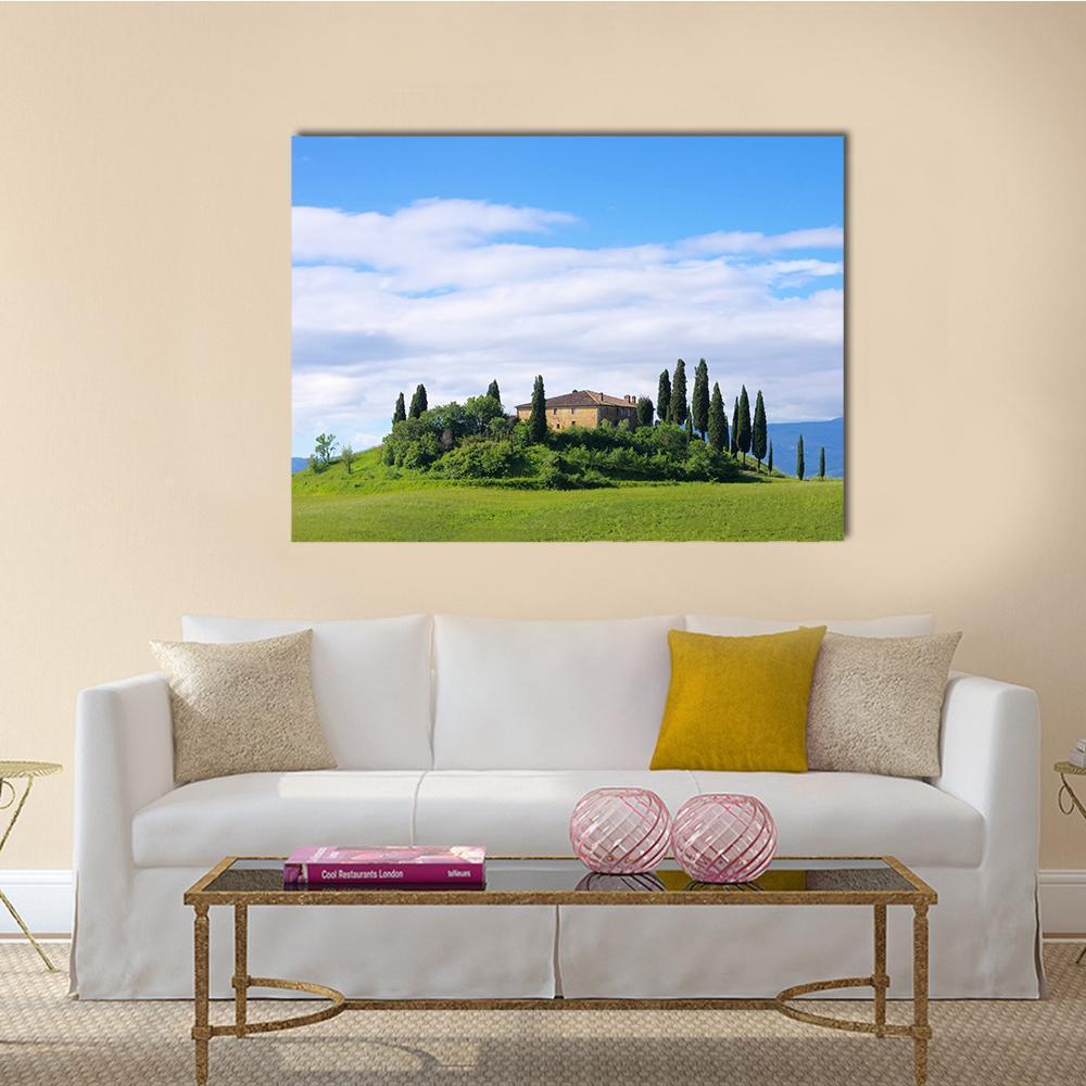 Tuscany House 02 Canvas Wall Art-1 Piece-Gallery Wrap-48" x 32"-Tiaracle