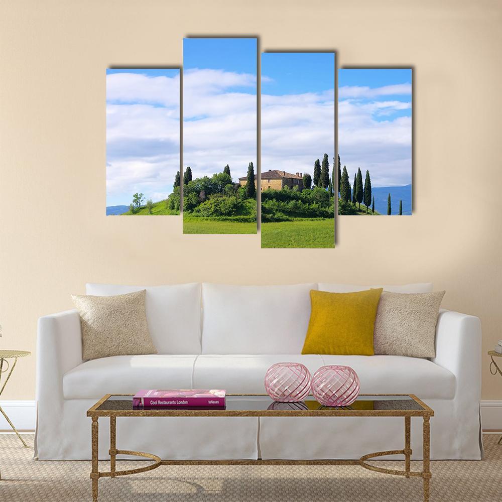 Tuscany House 02 Canvas Wall Art-4 Pop-Gallery Wrap-50" x 32"-Tiaracle