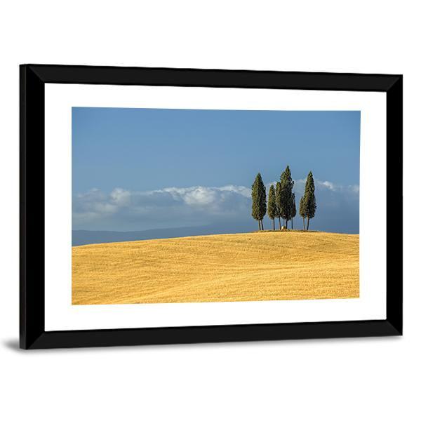Tuscany Landscape Italy Canvas Wall Art-3 Horizontal-Gallery Wrap-25" x 16"-Tiaracle