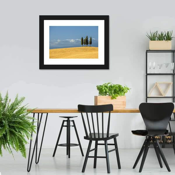 Tuscany Landscape Italy Canvas Wall Art-3 Horizontal-Gallery Wrap-25" x 16"-Tiaracle