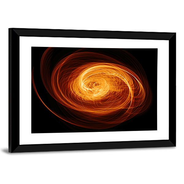 Twisted Quasar Black Hole Canvas Wall Art-5 Horizontal-Gallery Wrap-22" x 12"-Tiaracle