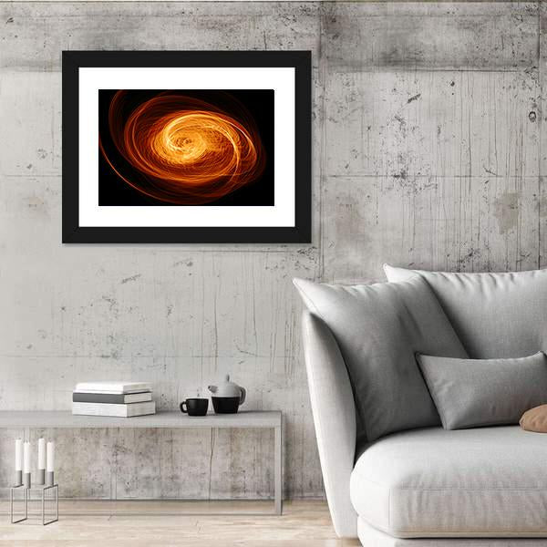 Twisted Quasar Black Hole Canvas Wall Art-5 Horizontal-Gallery Wrap-22" x 12"-Tiaracle