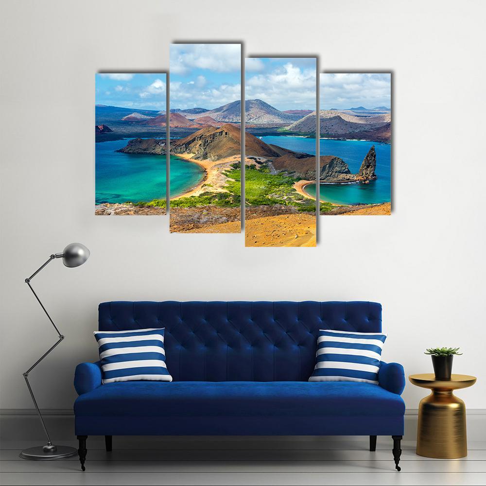 Bartolome Island Ecuador Canvas Wall Art-4 Pop-Gallery Wrap-50" x 32"-Tiaracle