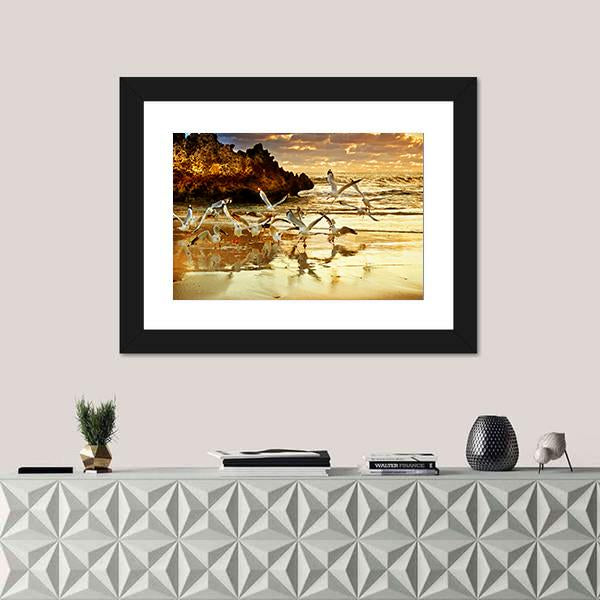 Two Rocks Perth Western Australia Canvas Wall Art-3 Horizontal-Gallery Wrap-25" x 16"-Tiaracle