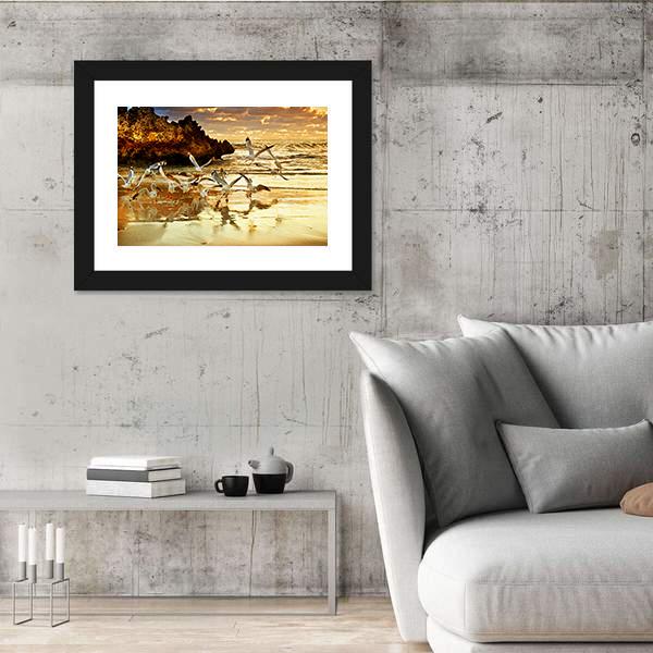 Two Rocks Perth Western Australia Canvas Wall Art-5 Horizontal-Gallery Wrap-22" x 12"-Tiaracle