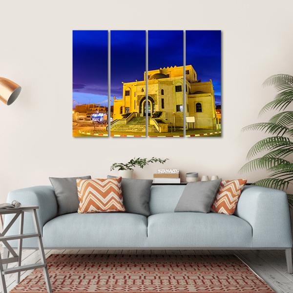 Typical Buildings In Algeria Canvas Wall Art-4 Horizontal-Gallery Wrap-34" x 24"-Tiaracle