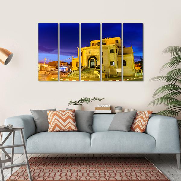 Typical Buildings In Algeria Canvas Wall Art-5 Horizontal-Gallery Wrap-22" x 12"-Tiaracle