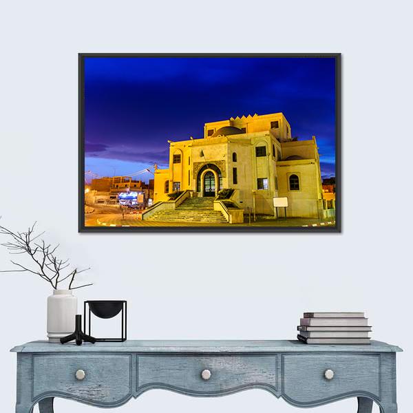 Typical Buildings In Algeria Canvas Wall Art-5 Horizontal-Gallery Wrap-22" x 12"-Tiaracle