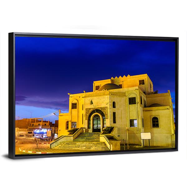 Typical Buildings In Algeria Canvas Wall Art-3 Horizontal-Gallery Wrap-25" x 16"-Tiaracle