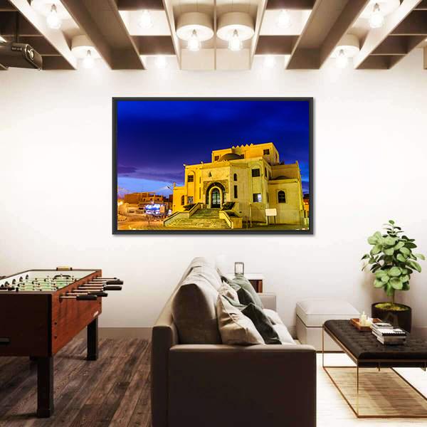 Typical Buildings In Algeria Canvas Wall Art-3 Horizontal-Gallery Wrap-25" x 16"-Tiaracle