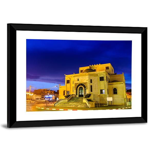 Typical Buildings In Algeria Canvas Wall Art-3 Horizontal-Gallery Wrap-25" x 16"-Tiaracle