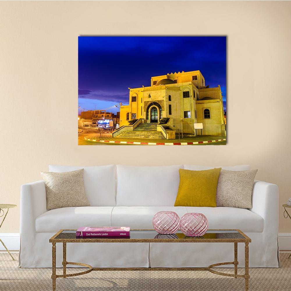 Typical Buildings In Algeria Canvas Wall Art-1 Piece-Gallery Wrap-48" x 32"-Tiaracle