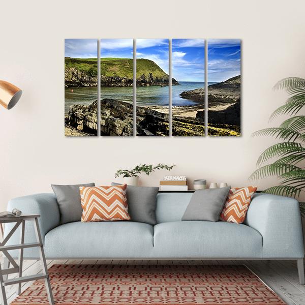 Typical Cliff Landscape At Cork In Ireland Canvas Wall Art-5 Horizontal-Gallery Wrap-22" x 12"-Tiaracle