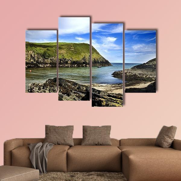 Typical Cliff Landscape At Cork In Ireland Canvas Wall Art-4 Pop-Gallery Wrap-50" x 32"-Tiaracle