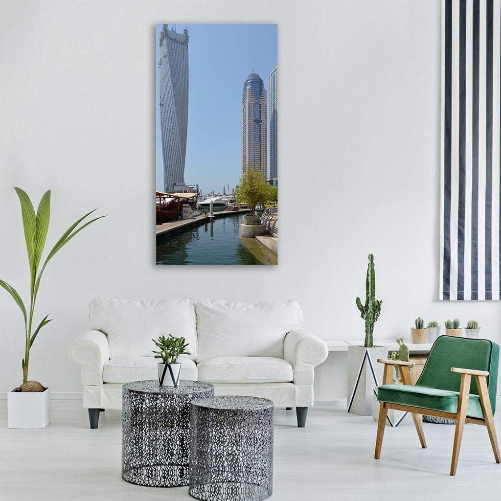 UAE At Vacations Vertical Canvas Wall Art-1 Vertical-Gallery Wrap-12" x 24"-Tiaracle