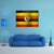 Uganda Flag On A Cracked Grunge Canvas Wall Art-5 Star-Gallery Wrap-62" x 32"-Tiaracle