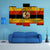 Uganda Waving Flag Canvas Wall Art-1 Piece-Gallery Wrap-48" x 32"-Tiaracle