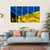 Ukraine Flag Canvas Wall Art-5 Horizontal-Gallery Wrap-22" x 12"-Tiaracle