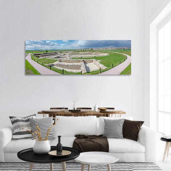Ulpiana Historic Place In Kosovo Panoramic Canvas Wall Art-1 Piece-36" x 12"-Tiaracle