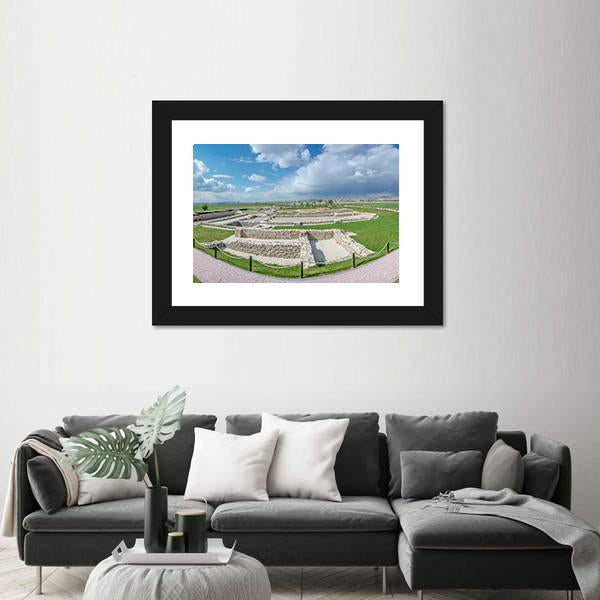 Ulpiana Historic Place In Kosovo Panoramic Canvas Wall Art-1 Piece-36" x 12"-Tiaracle