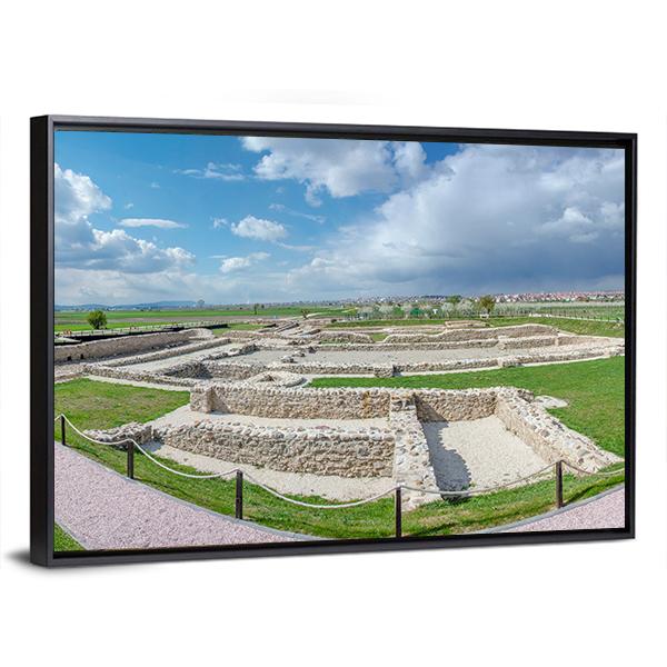 Ulpiana Historic Place In Kosovo Panoramic Canvas Wall Art-1 Piece-36" x 12"-Tiaracle