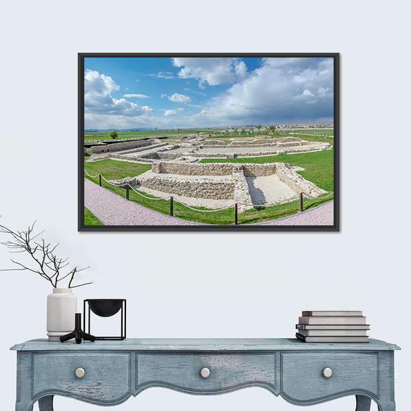 Ulpiana Historic Place In Kosovo Panoramic Canvas Wall Art-1 Piece-36" x 12"-Tiaracle