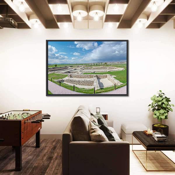 Ulpiana Historic Place In Kosovo Panoramic Canvas Wall Art-1 Piece-36" x 12"-Tiaracle