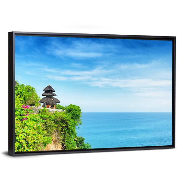 Uluwatu Temple Canvas Wall Art-3 Horizontal-Gallery Wrap-25" x 16"-Tiaracle